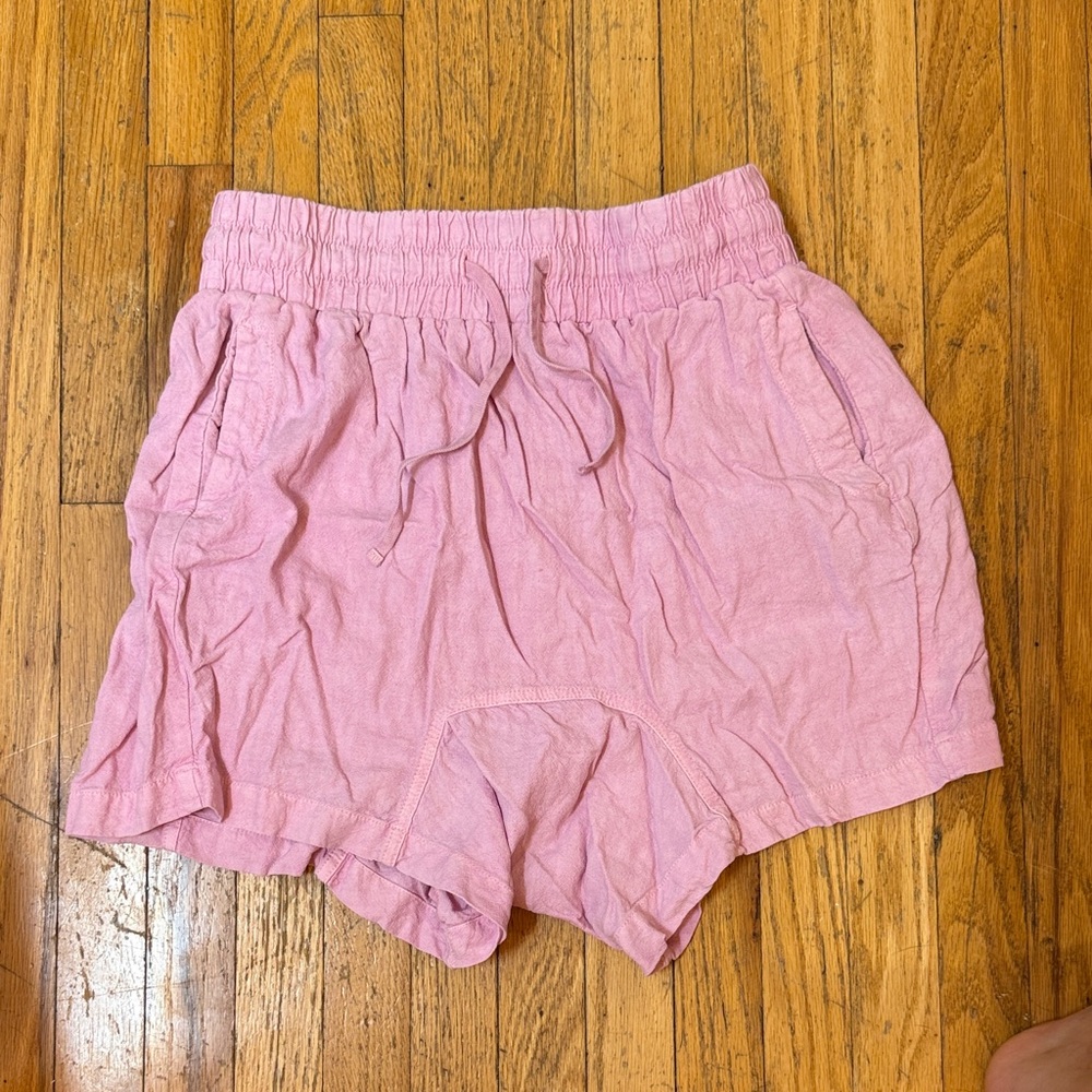 Free People Light Pink Athletic Shorts